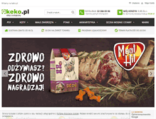 Tablet Screenshot of keko.pl